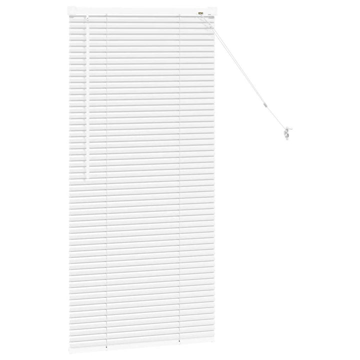 Persienner Hvid 130 x 55 cm 25 mm Aluminium