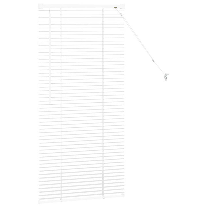 Persienner Hvid 130 x 55 cm 25 mm Aluminium