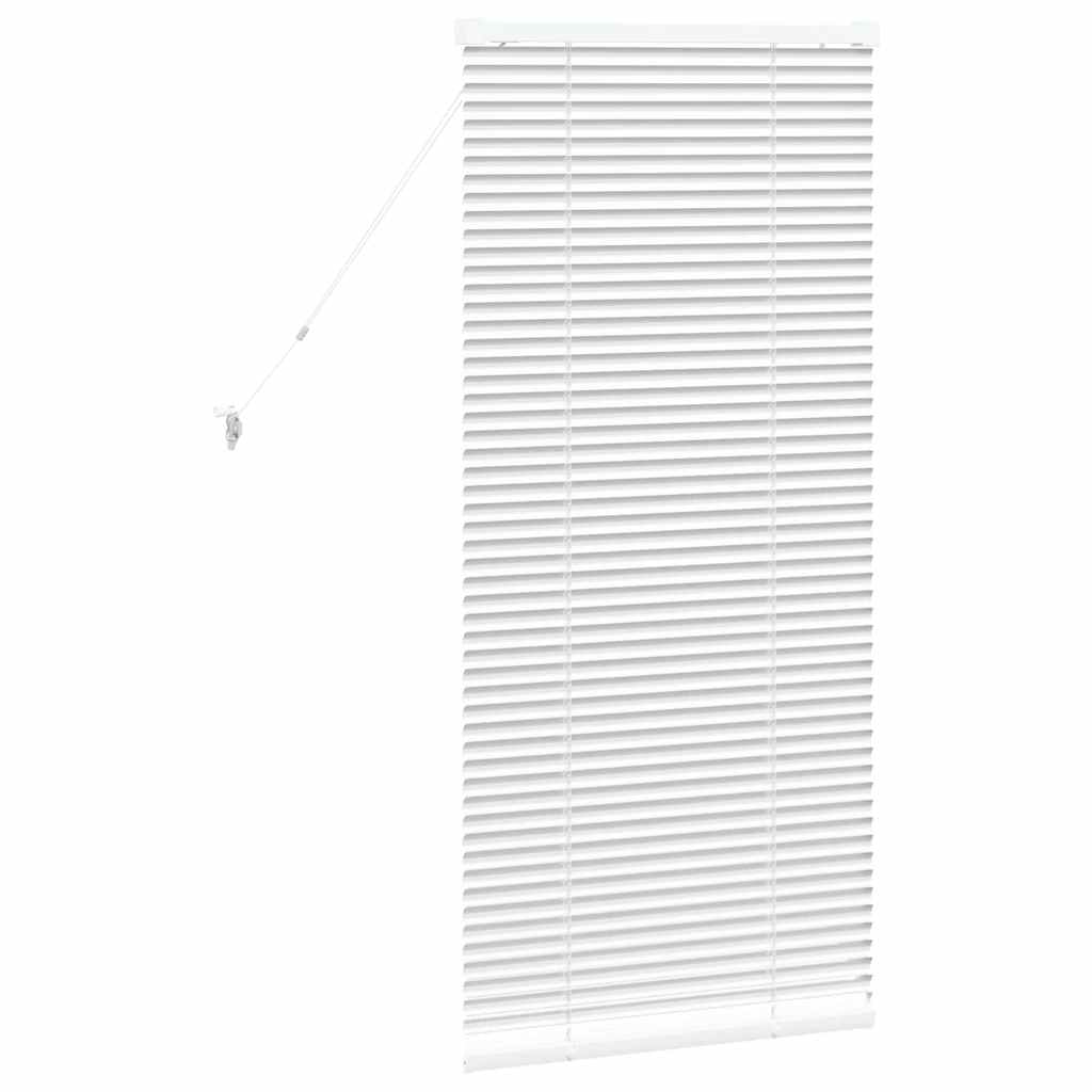 Persienner Hvid 130 x 55 cm 25 mm Aluminium