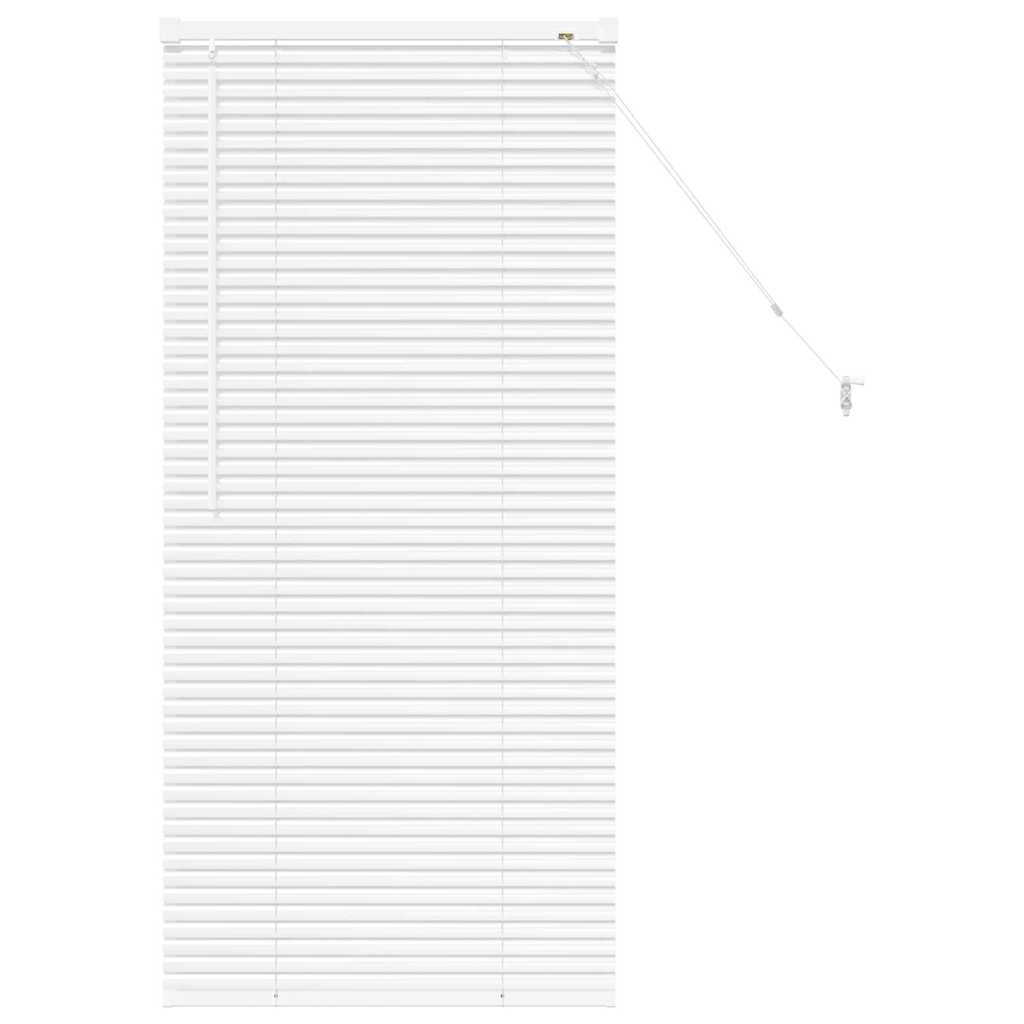 Persienner Hvid 130 x 55 cm 25 mm Aluminium