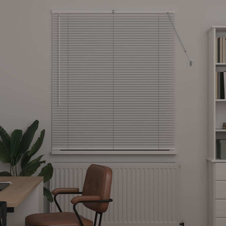 Persienner Hvid 130 x 115 cm Aluminium