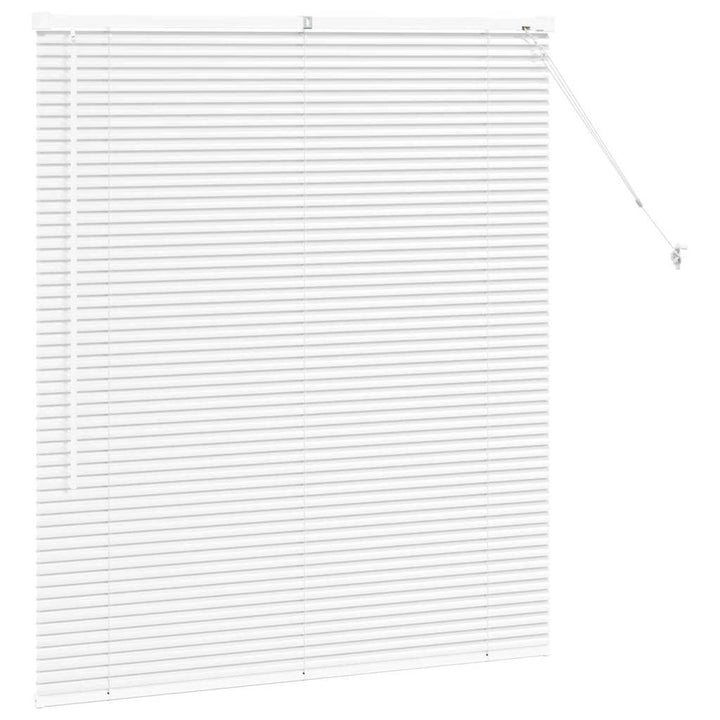 Persienner Hvid 130 x 115 cm Aluminium