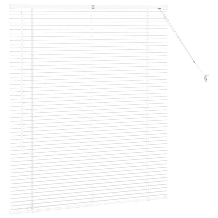 Persienner Hvid 130 x 115 cm Aluminium