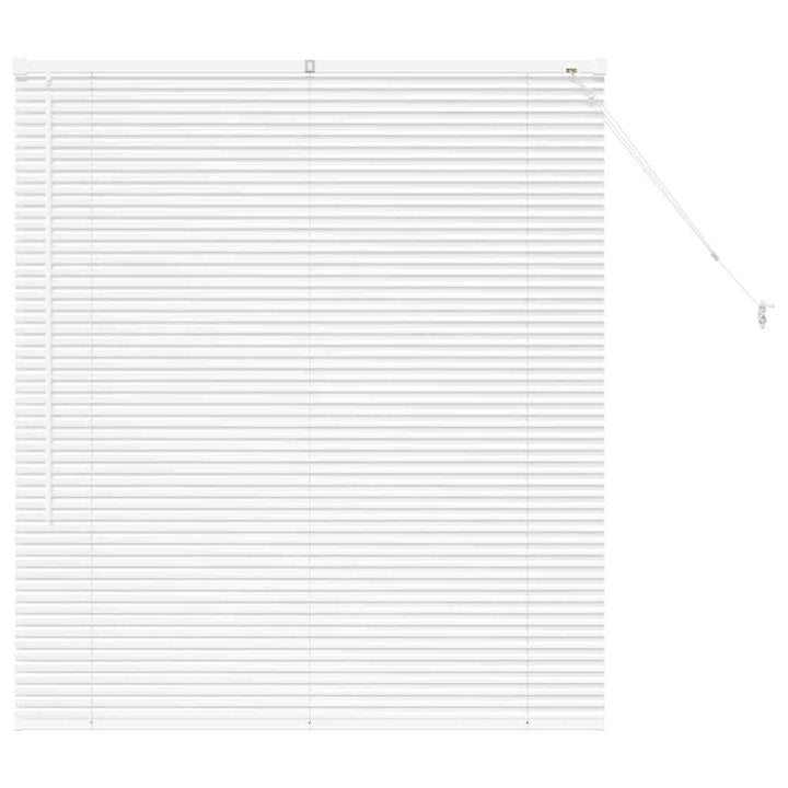 Persienner Hvid 130 x 115 cm Aluminium