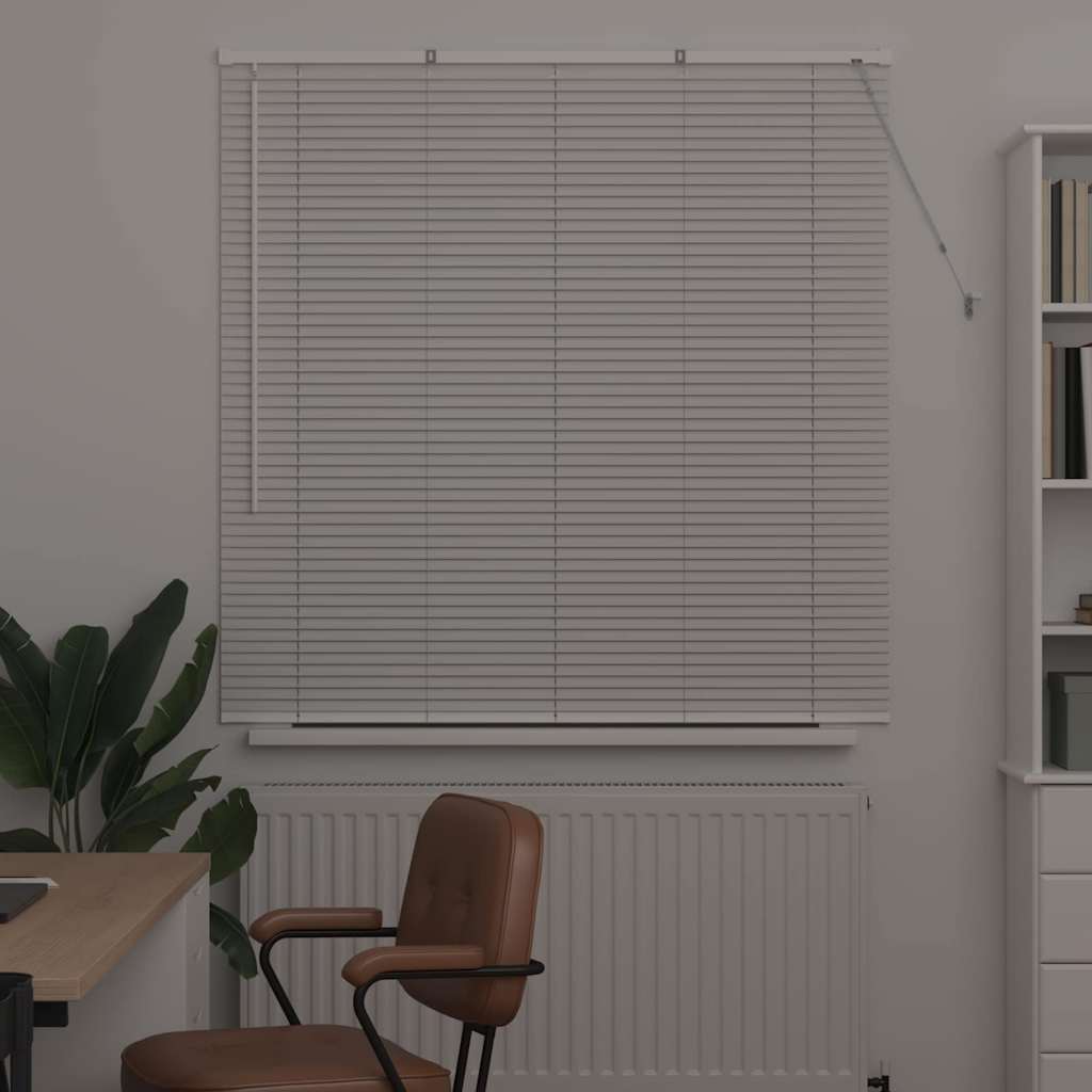 Persienner Hvid 130 x 125 cm Aluminium