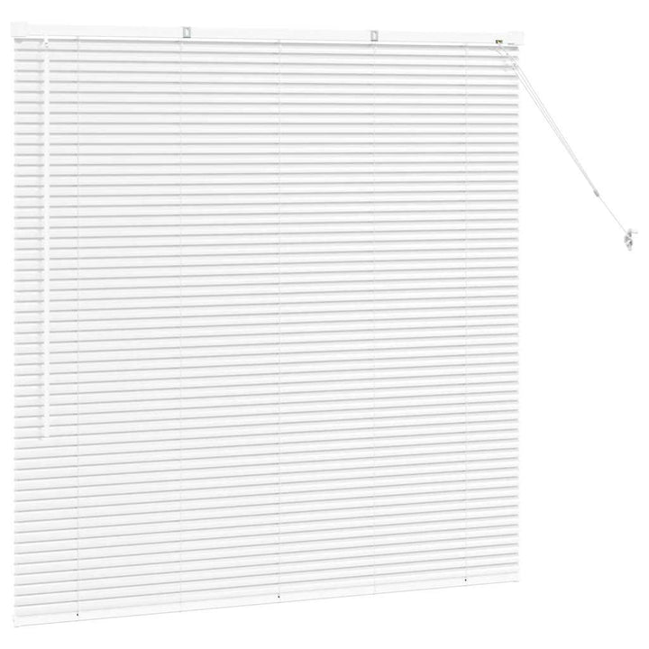 Persienner Hvid 130 x 125 cm Aluminium