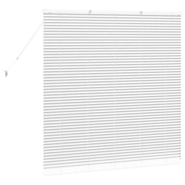 Persienner Hvid 130 x 135 cm Aluminium