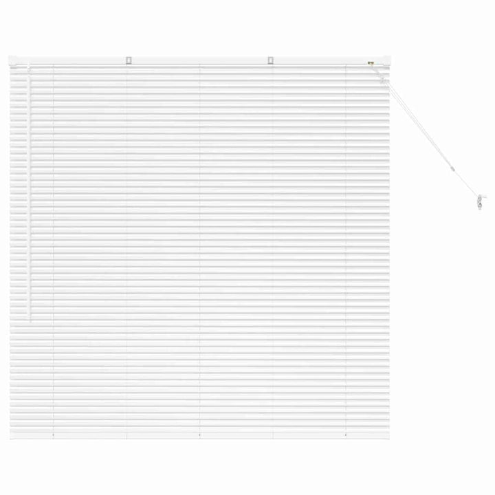 Persienner Hvid 130 x 135 cm Aluminium