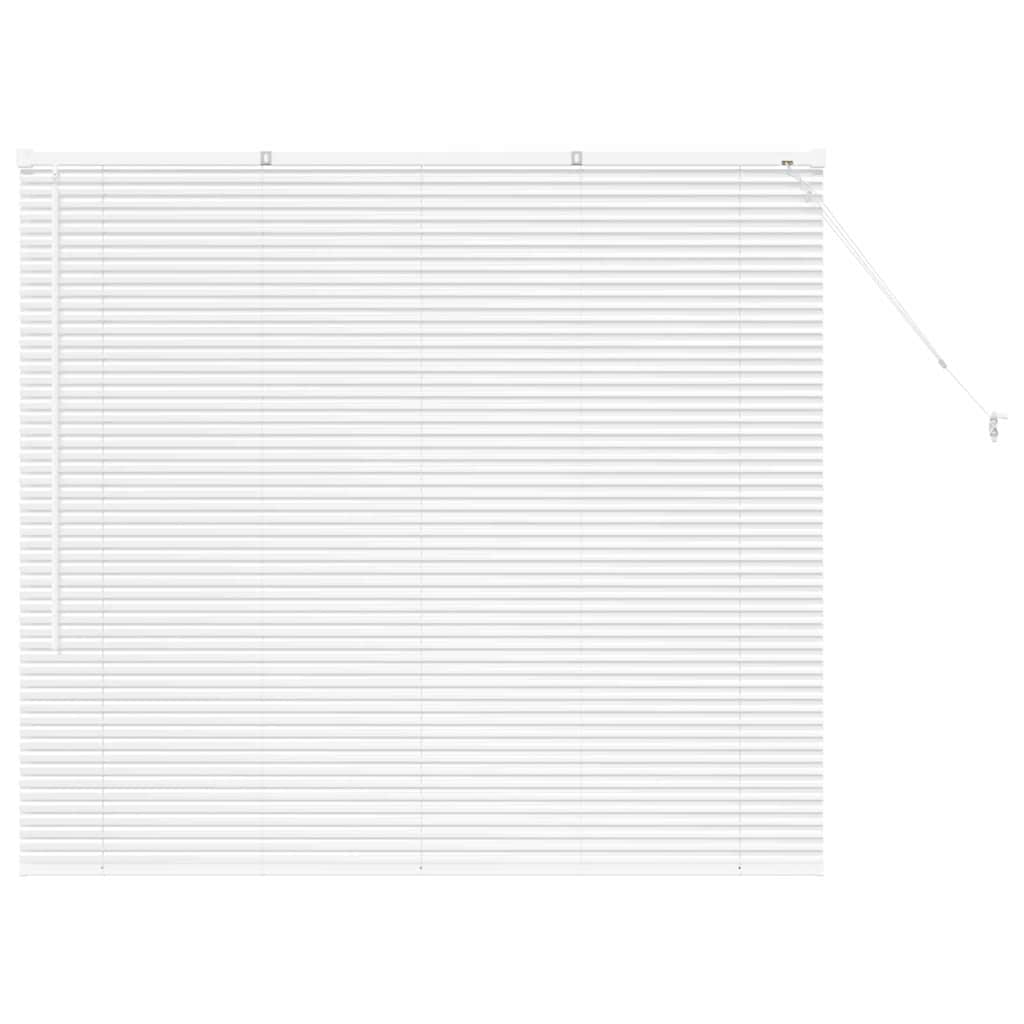 Persienner Hvid 130 x 140 cm Aluminium