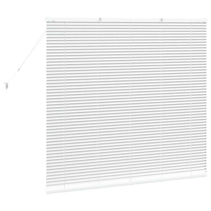 Persienner Hvid 130 x 145 cm Aluminium