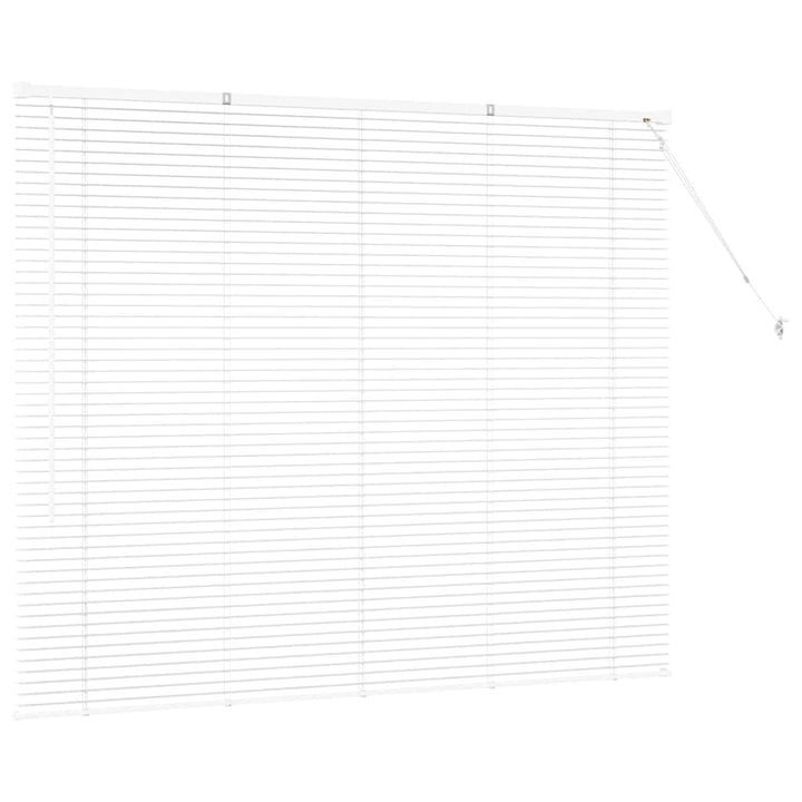 Persienner Hvid 130 x 155 cm Aluminium