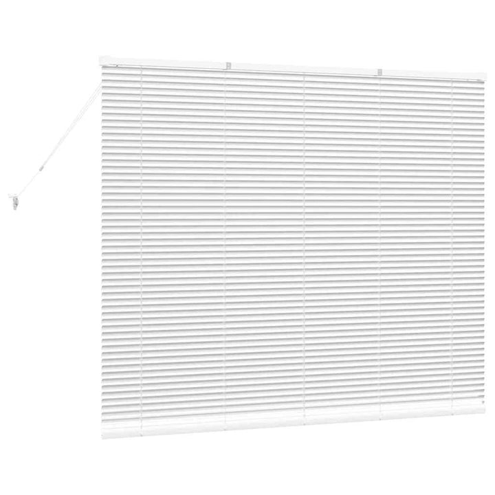 Persienner Hvid 130 x 155 cm Aluminium