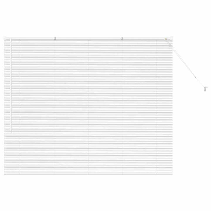 Persienner Hvid 130 x 155 cm Aluminium
