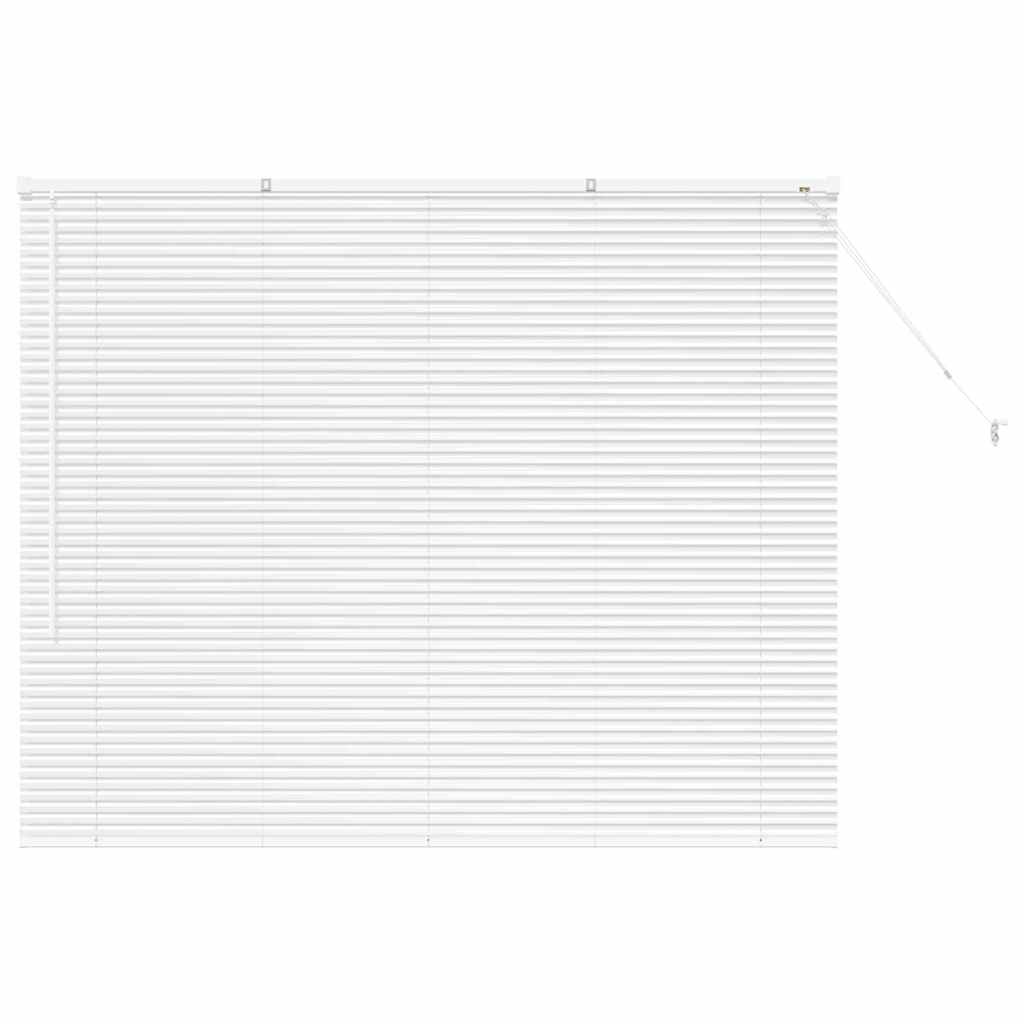 Persienner Hvid 130 x 160 cm Aluminium