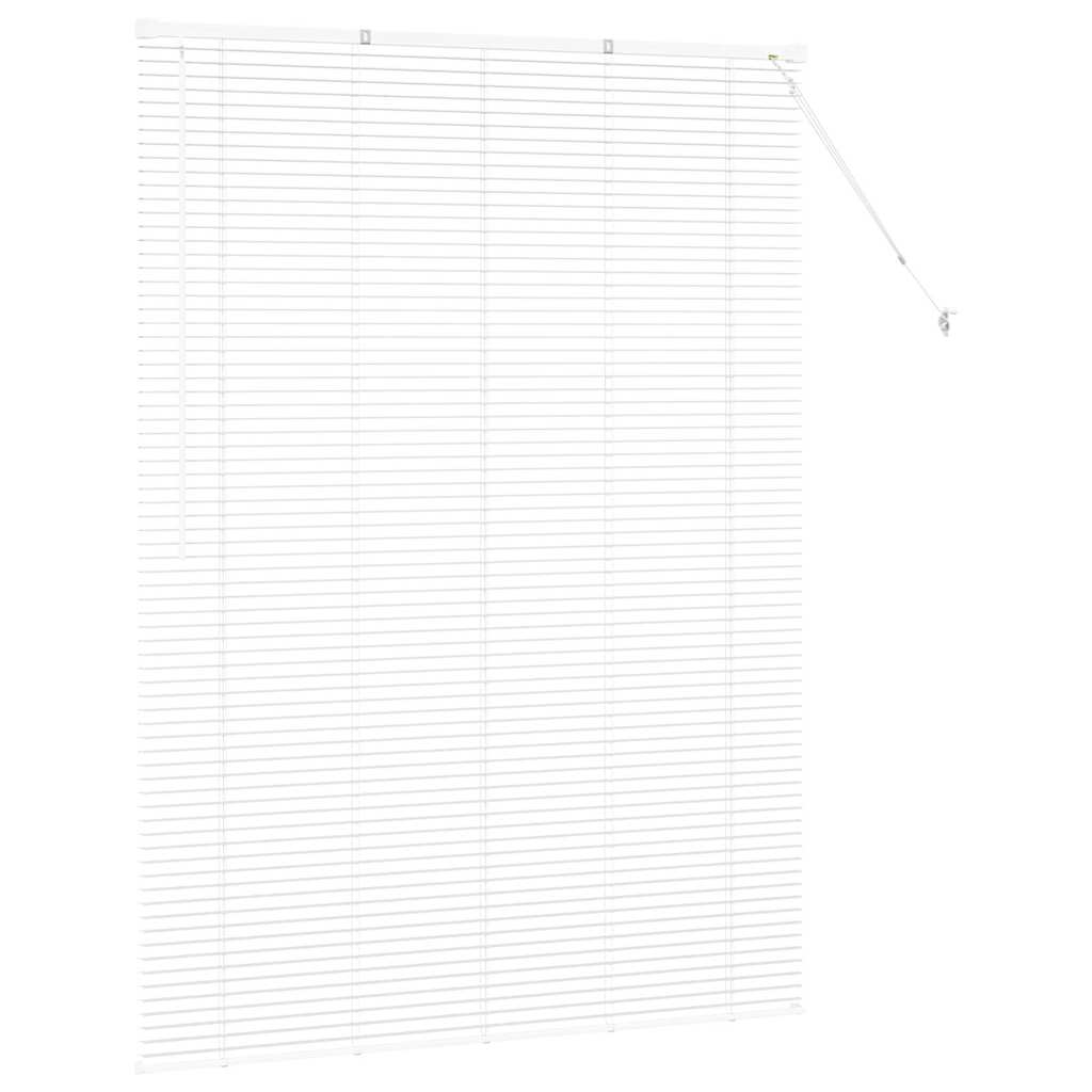 Persienner Hvid 175 x 130 cm Aluminium