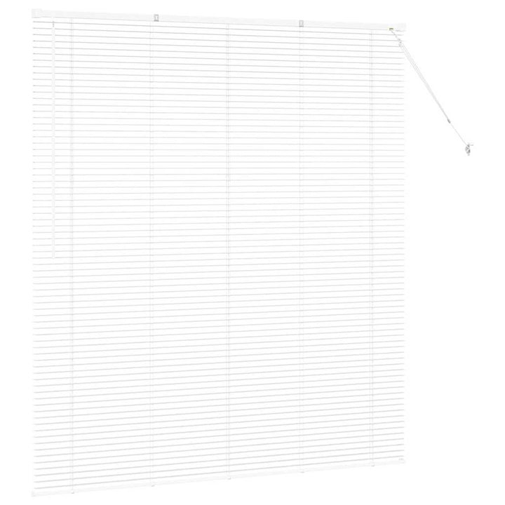 Persienner Hvid 175 x 160 cm Aluminium