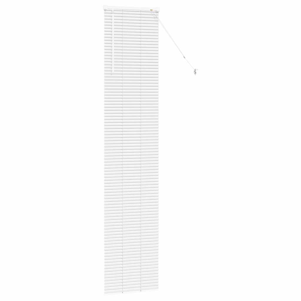 Persienner Hvid 220 x 45 cm Aluminium