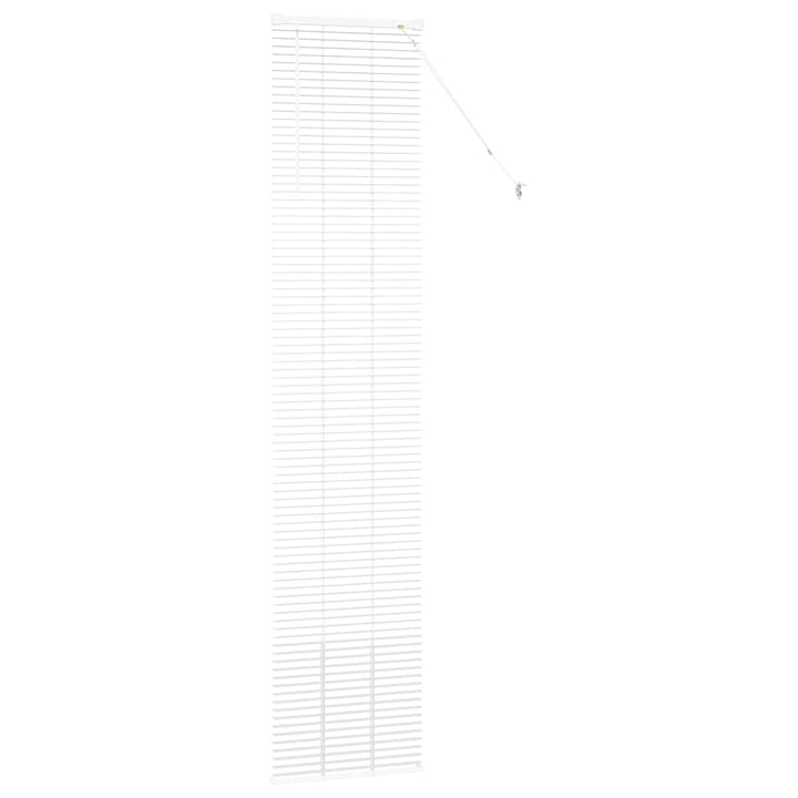 Persienner Hvid 220 x 45 cm Aluminium