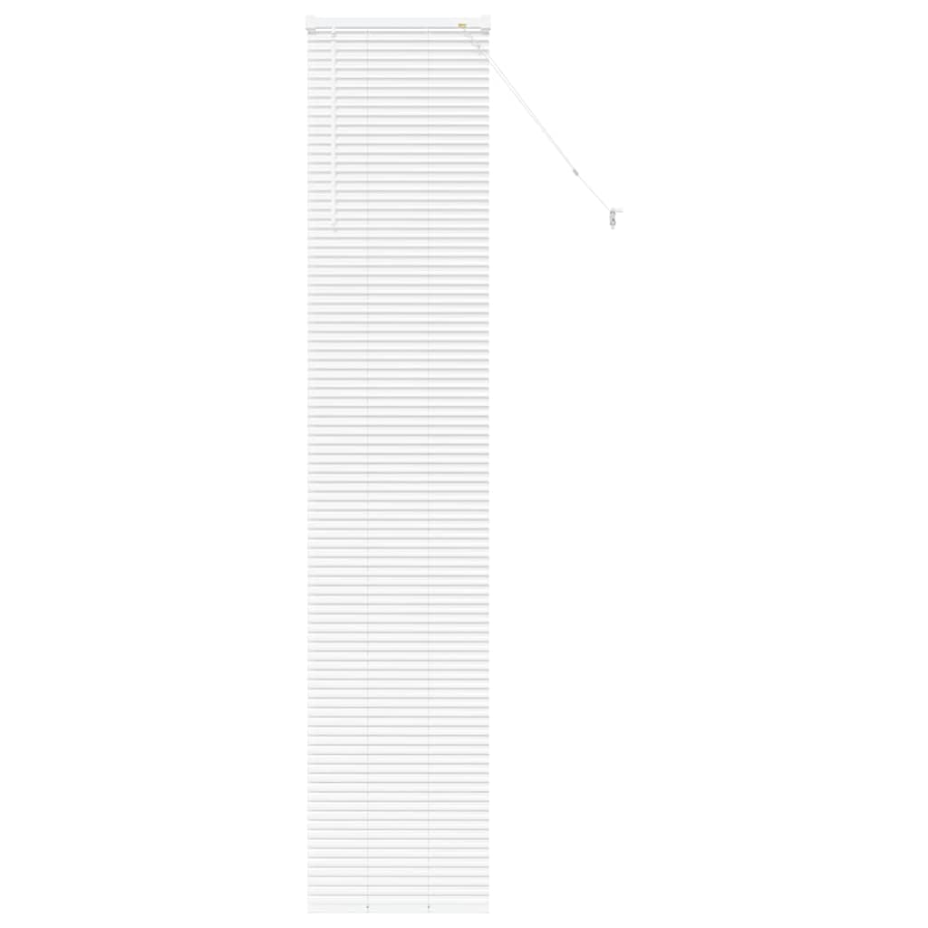 Persienner Hvid 220 x 45 cm Aluminium