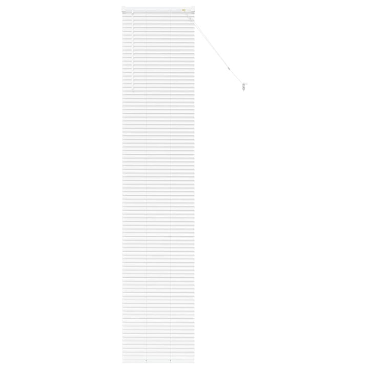Persienner Hvid 220 x 45 cm Aluminium