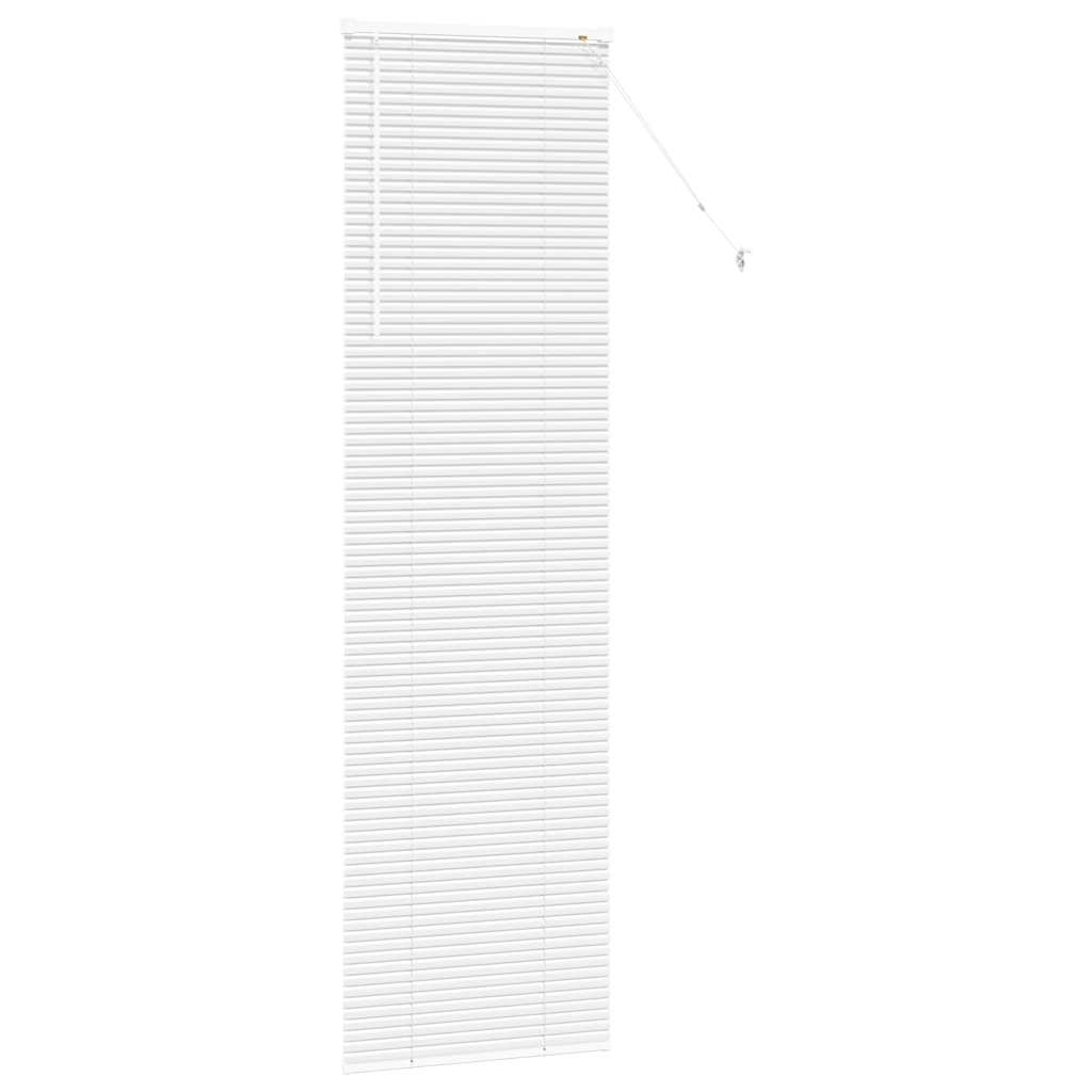 Persienner Hvid 220 x 65 cm Aluminium