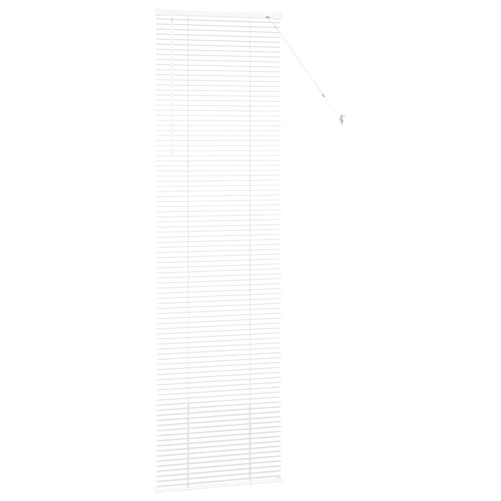 Persienner Hvid 220 x 65 cm Aluminium