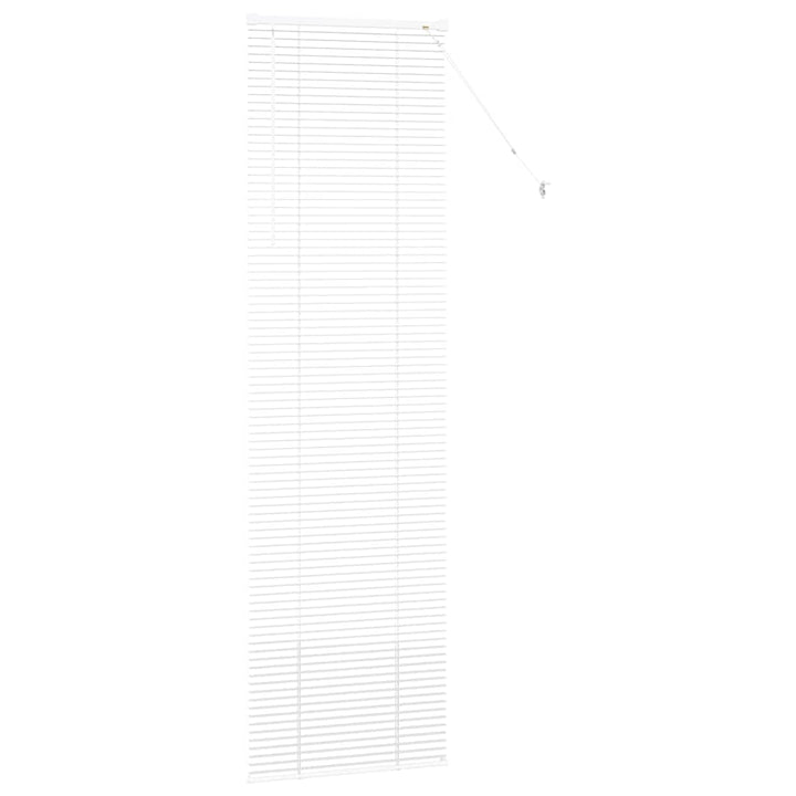 Persienner Hvid 220 x 65 cm Aluminium