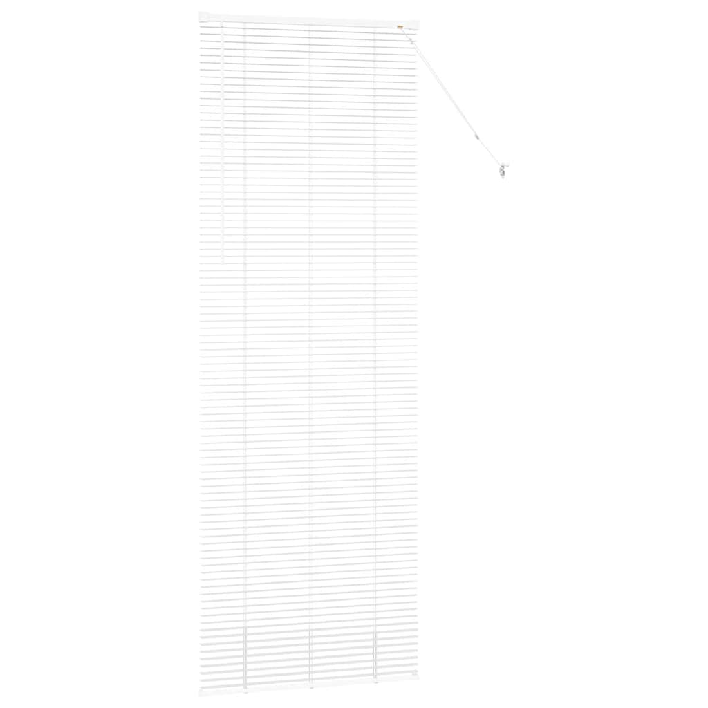 Persienner Hvid 220 x 75 cm Aluminium