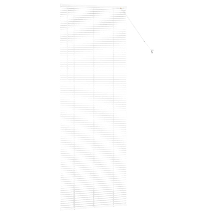 Persienner Hvid 220 x 75 cm Aluminium