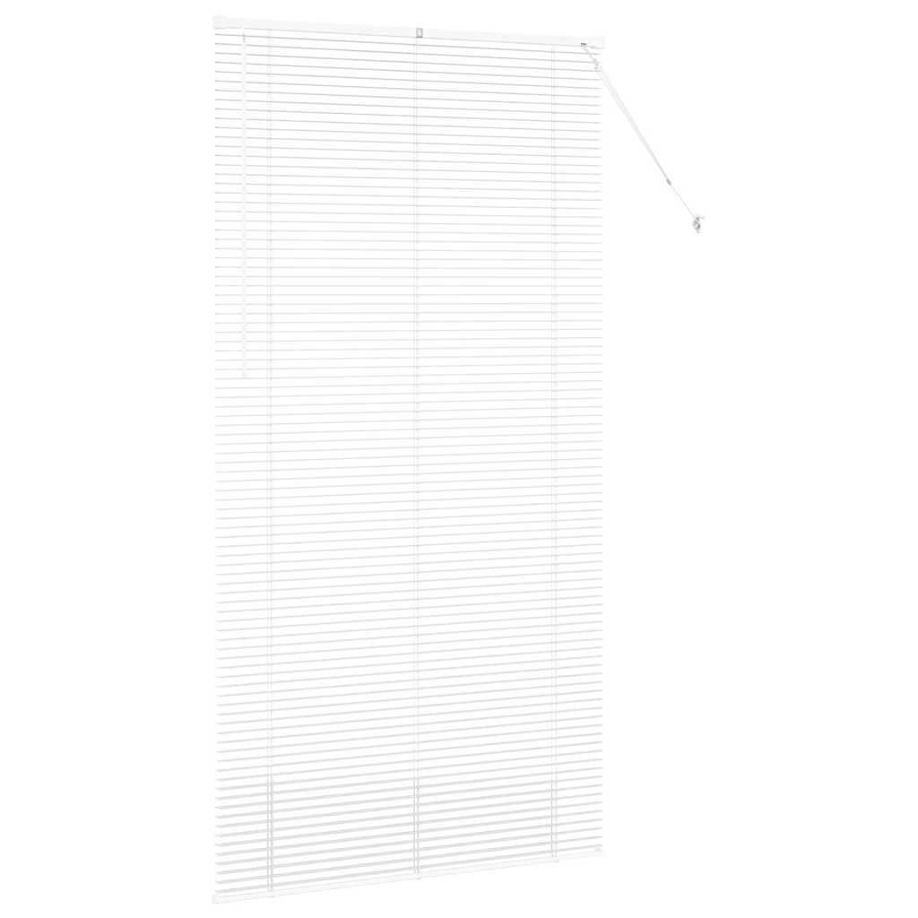 Persienner Hvid 220 x 120 cm Aluminium