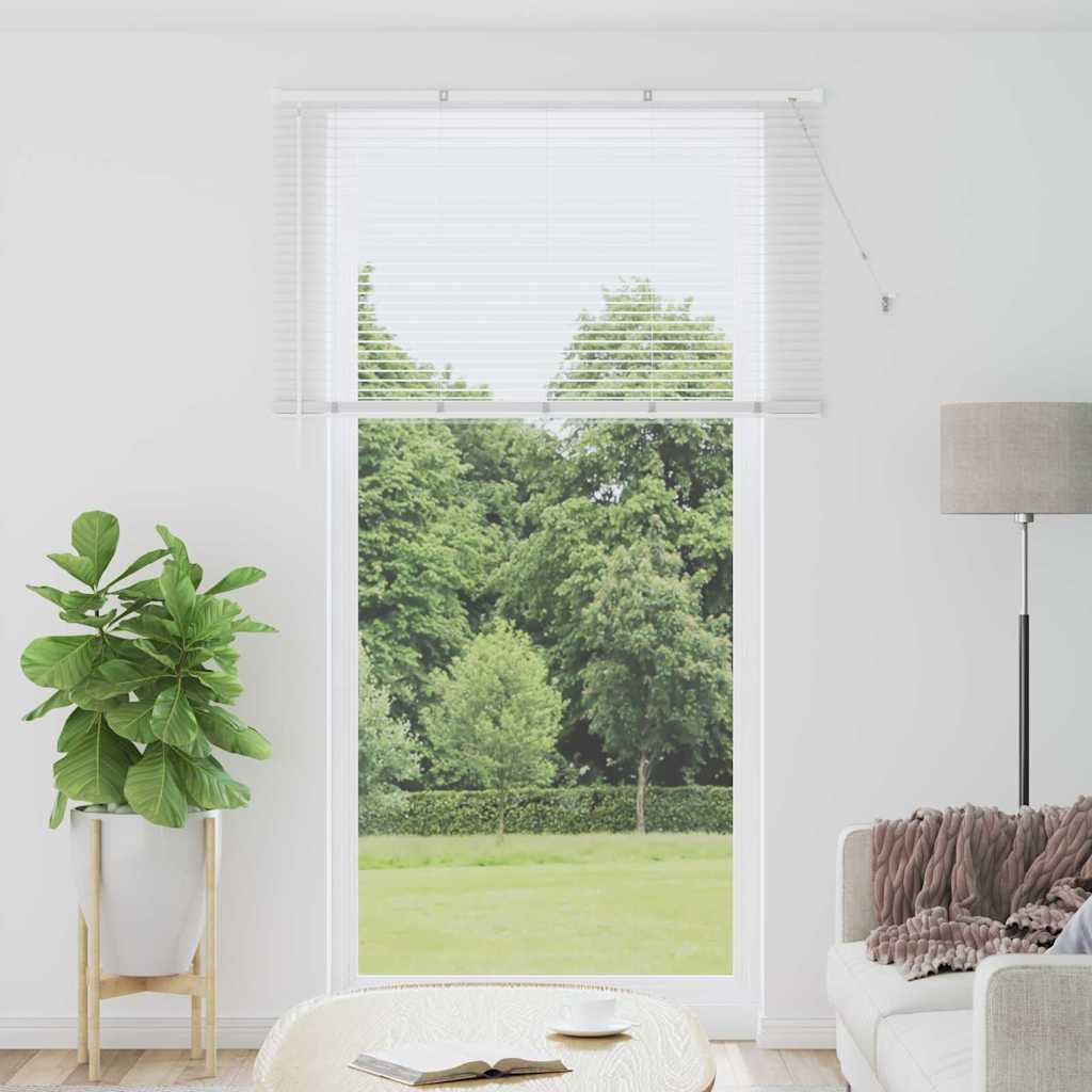Persienner Hvid 220 x 130 cm Aluminium