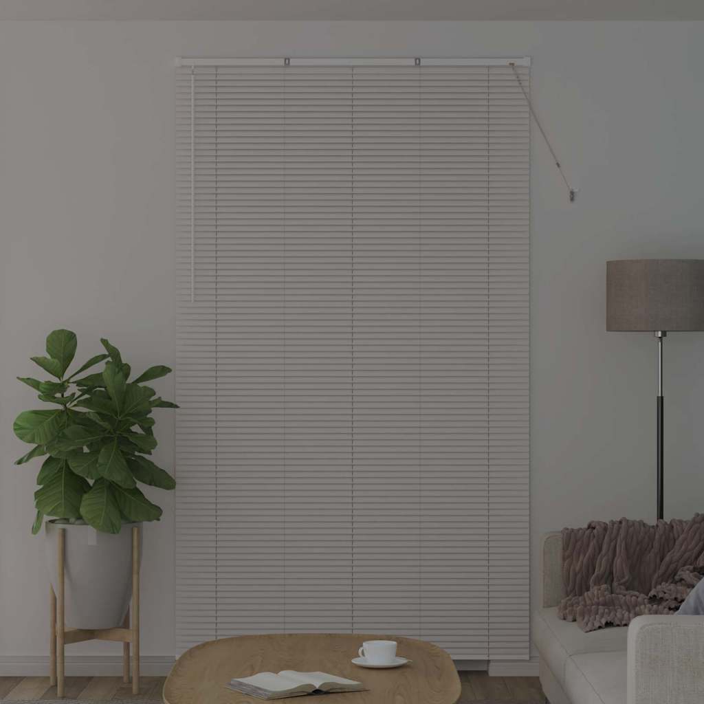 Persienner Hvid 220 x 130 cm Aluminium