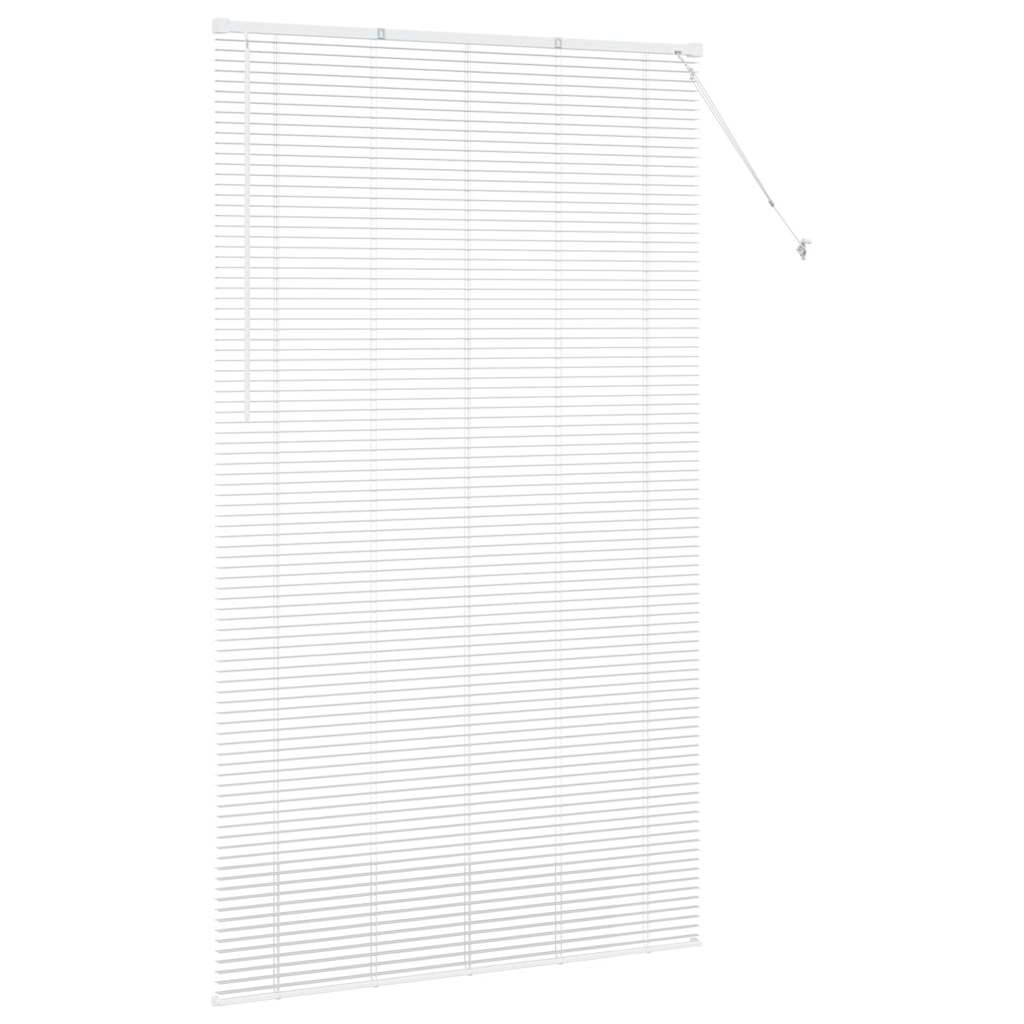 Persienner Hvid 220 x 130 cm Aluminium