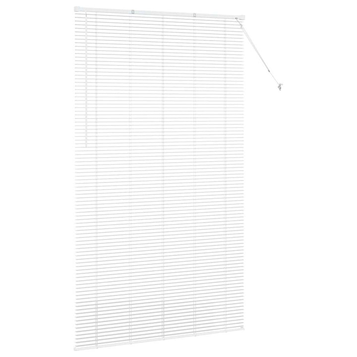 Persienner Hvid 220 x 130 cm Aluminium
