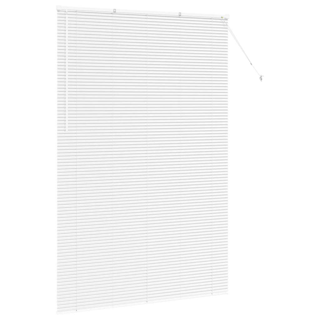 Persienner Hvid 220x150cm Aluminium