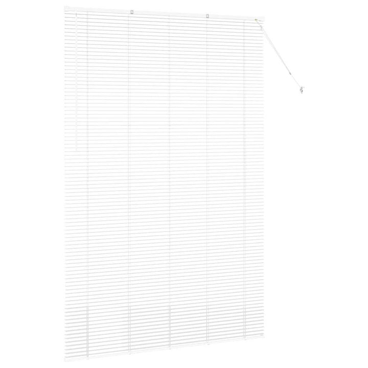 Persienner Hvid 220x150cm Aluminium