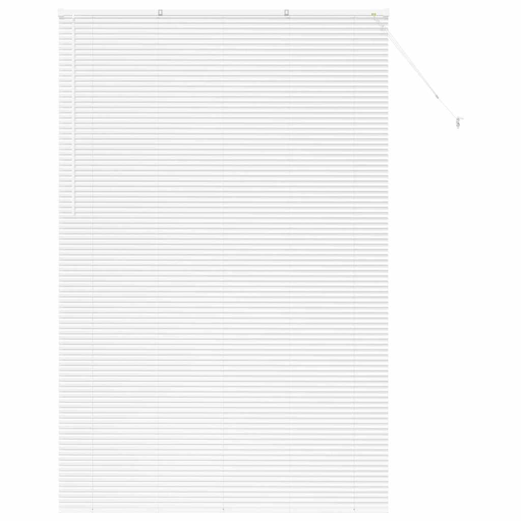 Persienner Hvid 220x150cm Aluminium
