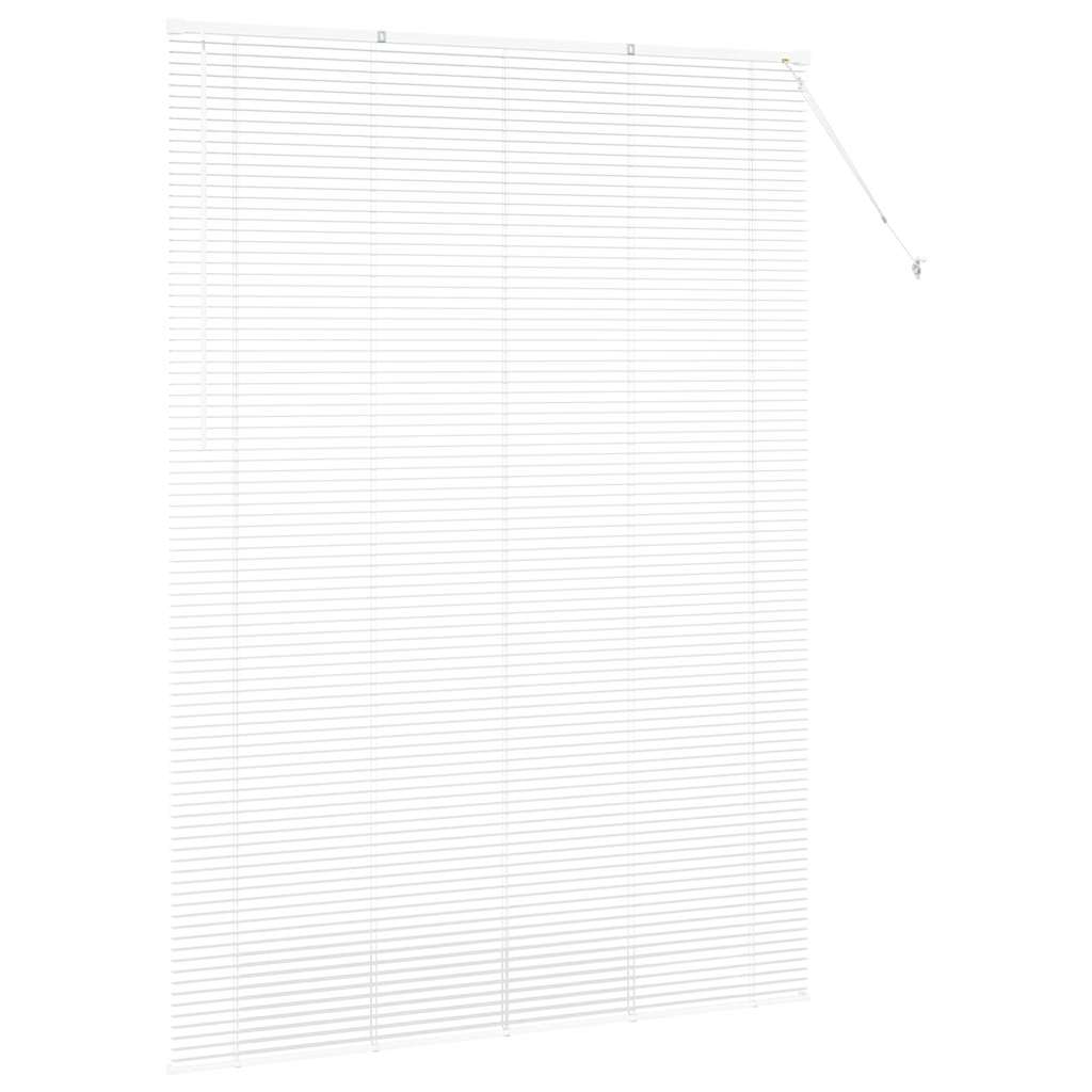 Persienner Hvid 220 x 160 cm Aluminium