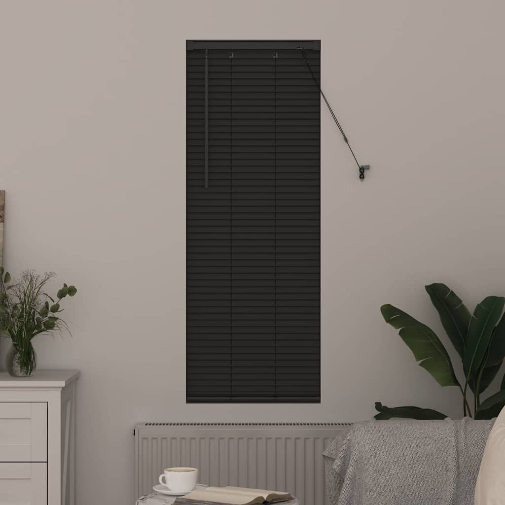 Persienner Mørkegrå 130 x 40 cm Aluminium