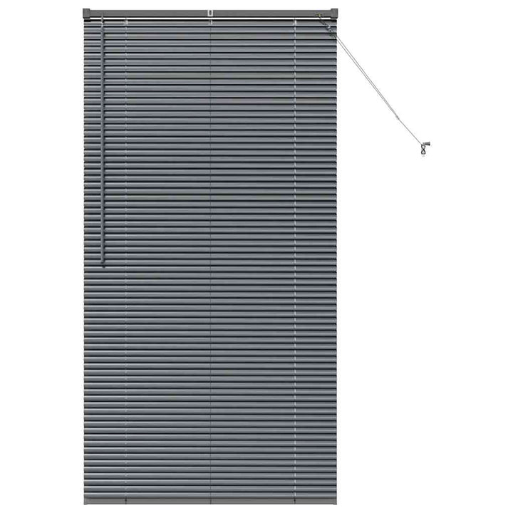 Persienner Mørkegrå 175 x 90 cm Aluminium