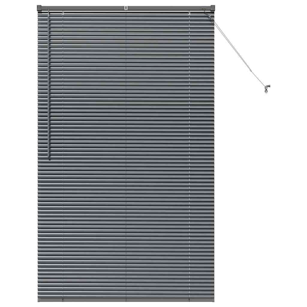Persienner Mørkegrå 175 x 100 cm Aluminium