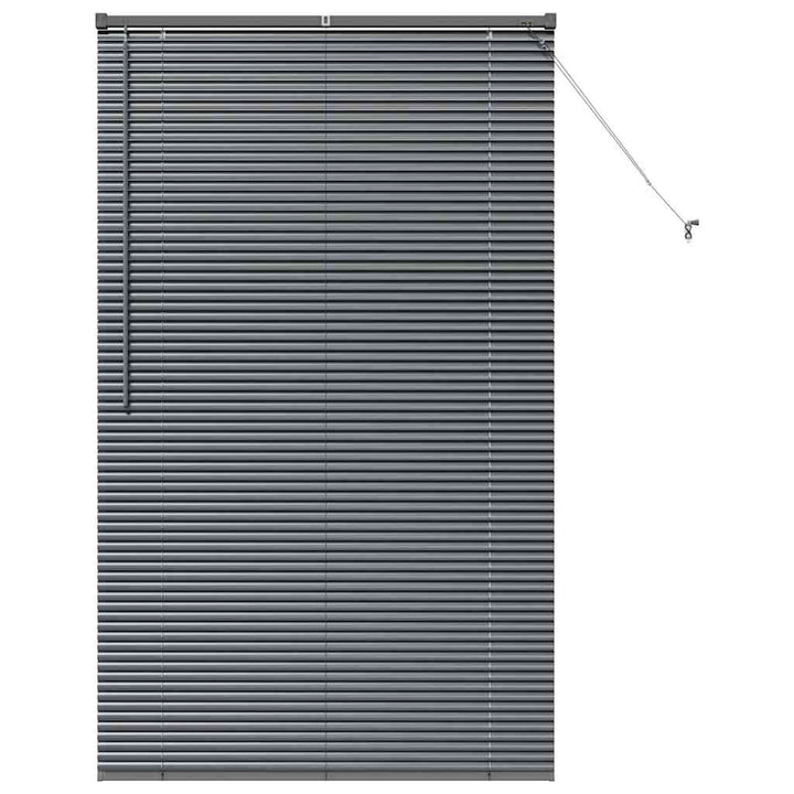 Persienner Mørkegrå 175 x 100 cm Aluminium