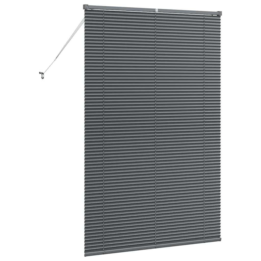 Persienner Mørkegrå 175 x 110 cm 25 mm Aluminium