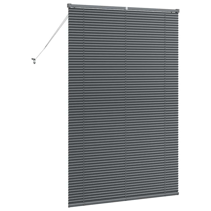 Persienner Mørkegrå 175 x 110 cm 25 mm Aluminium