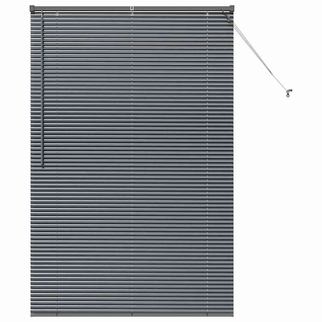 Persienner Mørkegrå 175 x 110 cm 25 mm Aluminium