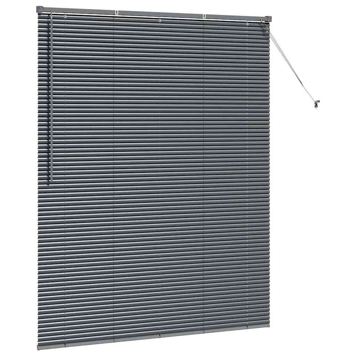 Persienner Mørkegrå 175 x 140 cm Aluminium