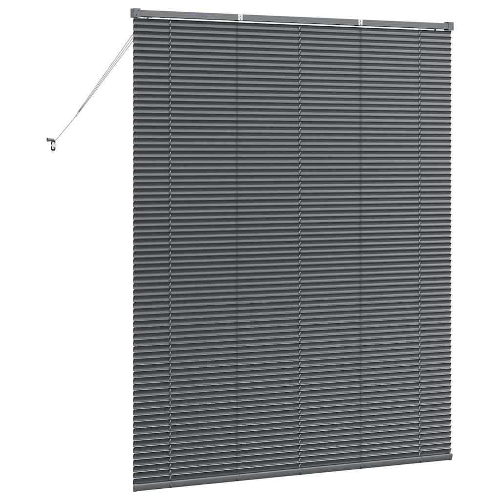 Persienner Mørkegrå 175 x 140 cm Aluminium