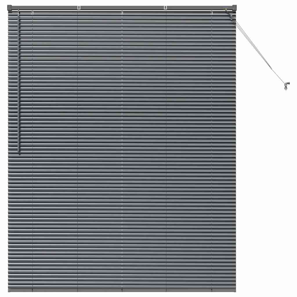 Persienner Mørkegrå 175 x 140 cm Aluminium