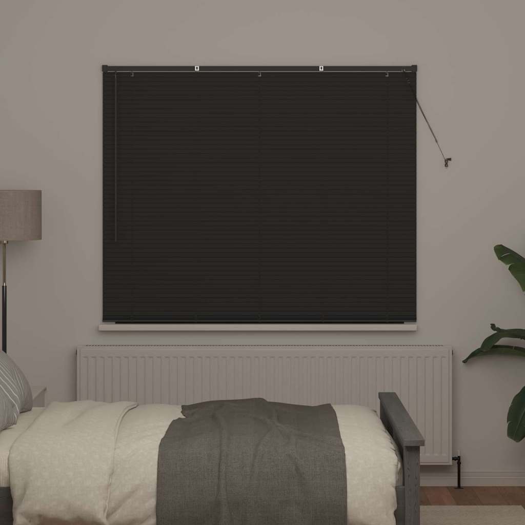 Persienner Mørkegrå 175 x 155 cm Aluminium