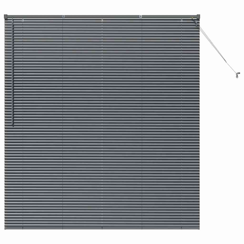 Persienner Mørkegrå 175 x 155 cm Aluminium